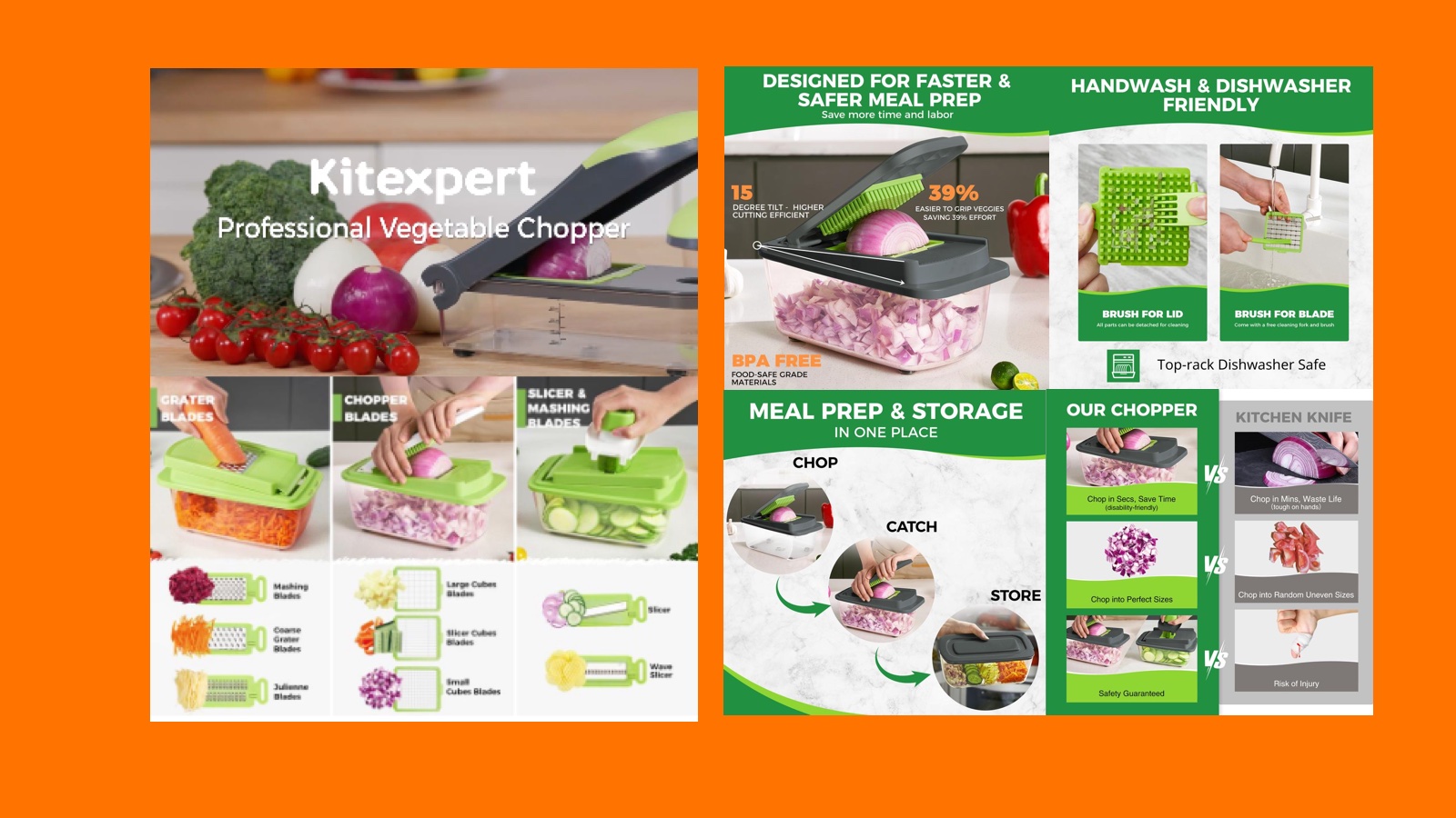 KitExpert Vegetable Chopper