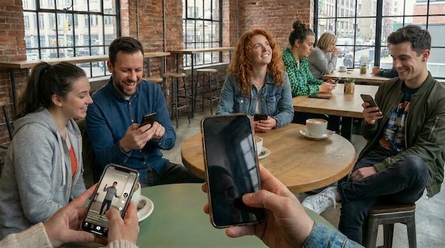 Social Media Feed Collage